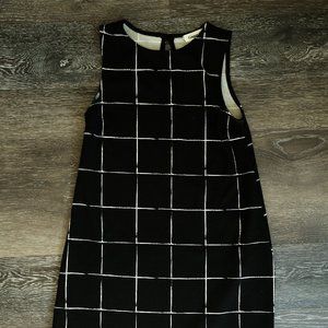 Black + White Mini Dress